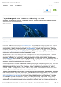 Zarpa la expedición `20.000 sonidos bajo el mar`