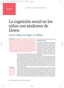 la cognición social en los niños con síndrome de down