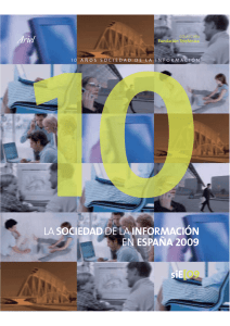 la sociedad de la informaciã“n en espaã`a 2009