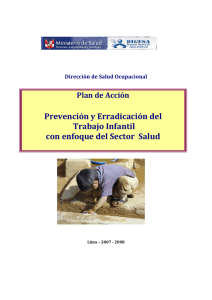 Plan de Accion Prevencion y Erradicacion del - Digesa