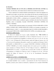 81-7M2-2012.- CÁMARA PRIMERA DE LO CIVIL DE LA PRIMERA