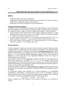PREPARACIÓN DE K2S2O8 POR VÍA ELECTROLÍTICA ( P 7)