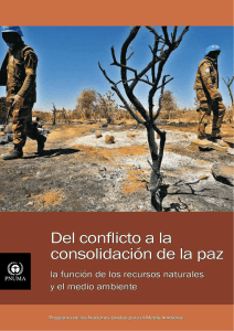 Del conflicto a la consolidación de la paz