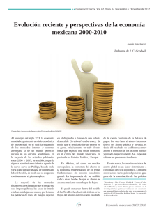Evolución reciente y perspectivas de la economía mexicana 2000
