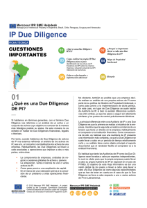 Due Diligence - Latin America IPR SME Helpdesk