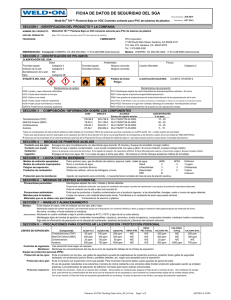 ficha de datos de seguridad del sga