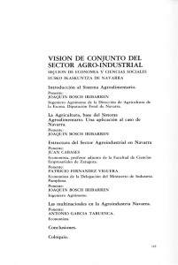 VISION DE CONJUNTO DEL SECTOR AGRO-INDUSTRIAL