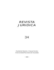 Revista Jurídica Nº 34 - Facultad de Derecho y Ciencias Sociales