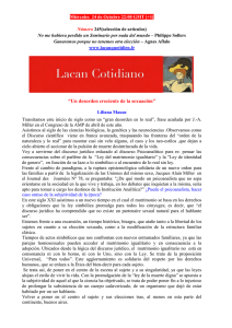 LC - N° Cero 245 - Escuela de la Orientación Lacaniana