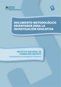Documento metodológico orientador para la investigación