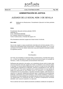 JUZGADO DE LO SOCIAL NÚM. 3 DE SEVILLA