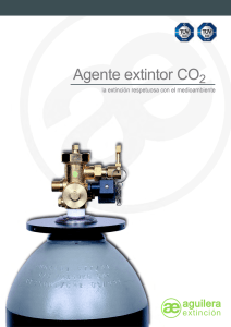 Agente extintor CO2