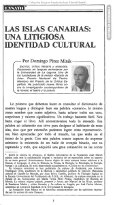 Las Islas Canarias: una litigiosa identidad cultural