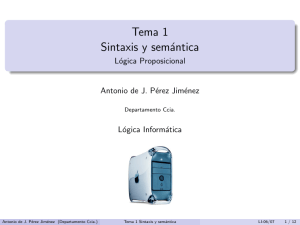 Tema 1 Sintaxis y semántica