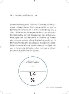 La economía española en 2014