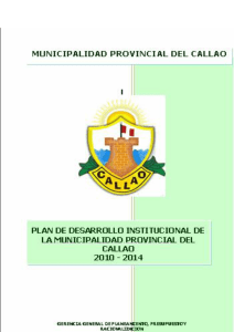 indice de contenido - Municipalidad Provincial del Callao