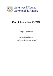04-XHTML - Ejercicios