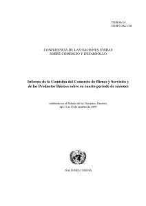Informe de la Comisión del Comercio de Bienes y Servicios