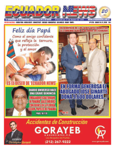 Edición 878 - Ecuador News