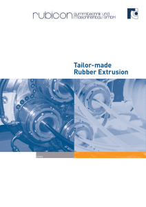rubicon - Tailor-made Rubber Extrusion