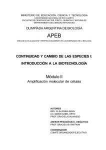 Módulo II - Olimpíada Argentina de Biología