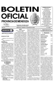 provincia de mendoza - Gobernación de Mendoza