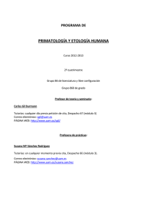 Programa de la asignatura - Universidad Autónoma de Madrid