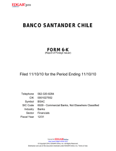 banco santander chile