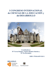 I CONGRESO INTERNACIONAL de CIENCIAS DE LA EDUCACIÓN