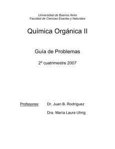 Guía de problemas - Departamento de Química Orgánica