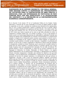 Compilación de Legislación y Jurisprudencia SUSPENSIÓN EN EL