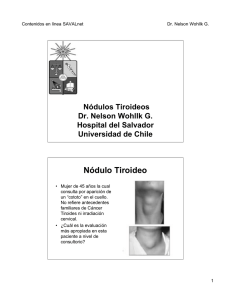 Nodulos tiroideos dr..
