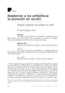 Resistencia a los antibióticos: la evolución en acción