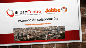 Presentación Servicio BilbaoCentro a través de JOBBE ETT