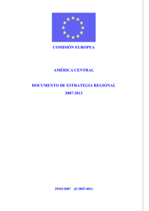 Documento de Estrategia Central America 2007-2013