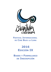 EDICIÓN IX - Islantilla Cinefórum