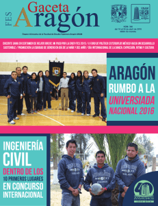 Gaceta Aragón #360 del 16 al 30 de abril de 2016