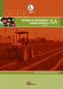 informe de seguimiento agroeconómico
