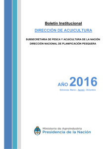 Boletín de la Dirección de Acuicultura Agosto 2016 FINAL