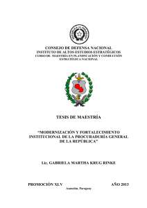 TESIS DE MAESTRÍA - Procuraduría General de la República