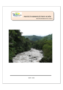 proyecto hidroeléctrico ocaña