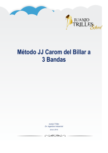 Método JJ Carom - Juanjo Trilles