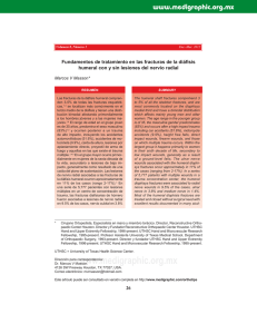 Fundamentos de tratamiento en las fracturas de la