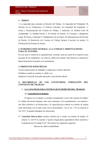UD II Tema 3 Formación del contrato de trabajo