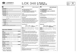 LCK 346 5 – 50 mg/L
