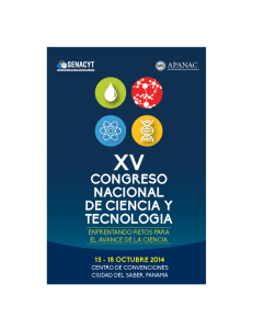 x congreso nacional de ciencia y tecnología