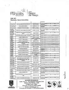 ÿþU GR 0 9 7 - 1 6 - Alcaldia de Manizales