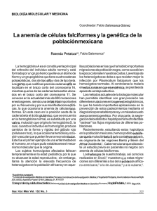La anemia de células falciformes y la genética de la población