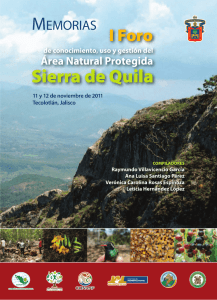 Sierra de Quila - Centro Universitario de Ciencias Biológicas y