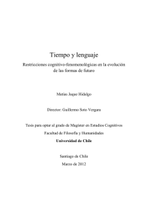 Tiempo y lenguaje - Repositorio Académico